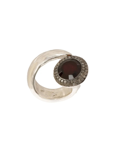  Rosa Maria Single Stone Ring - Silver 