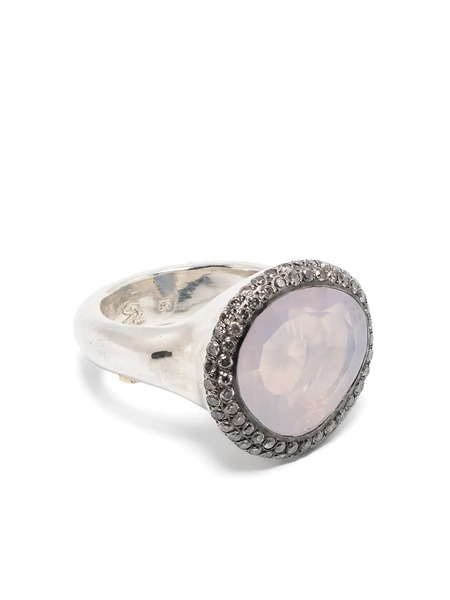  Rosa Maria Sterling Silver Quartz Ring 