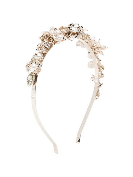  Rosantica Bouquet Embellished Headband - Gold 