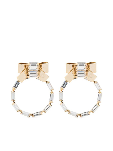  Rosantica Bow-detailed Earrings - Gold 