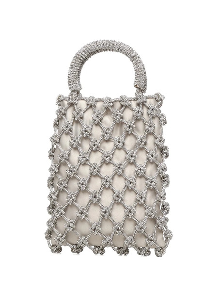  Rosantica Crystal-embellished Tote Bag - Silver 