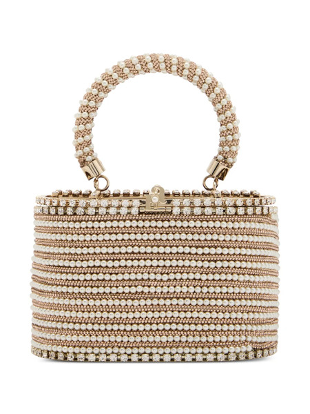  Rosantica Holli Libellula Pearl Embellished Mini Bag - White 