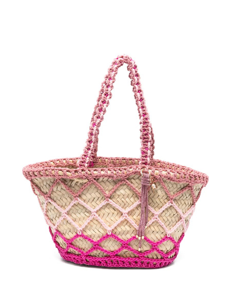  Rosantica Medium Braided-rope Tote Bag - Neutrals 