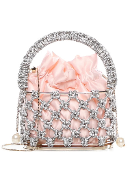  Rosantica Mini Holli Crystal-embellishment Shoulder Bag - Silver 