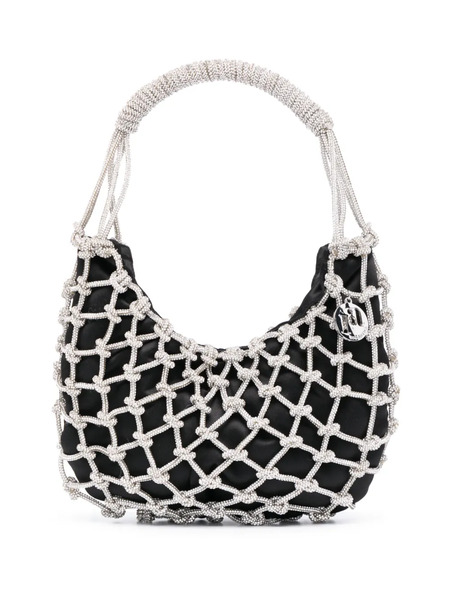  Rosantica Nodi Metallic Tote Bag - Black 