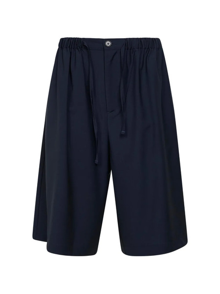  Rose Burrito Drawstring Shorts - Blue 