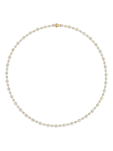  Rosekey 18k Rose Gold Daisies Diamond Necklace 