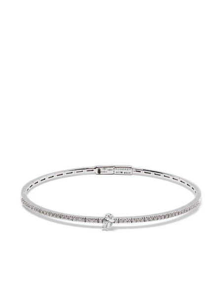  Rosekey 18k White Gold Diamond Bracelet 
