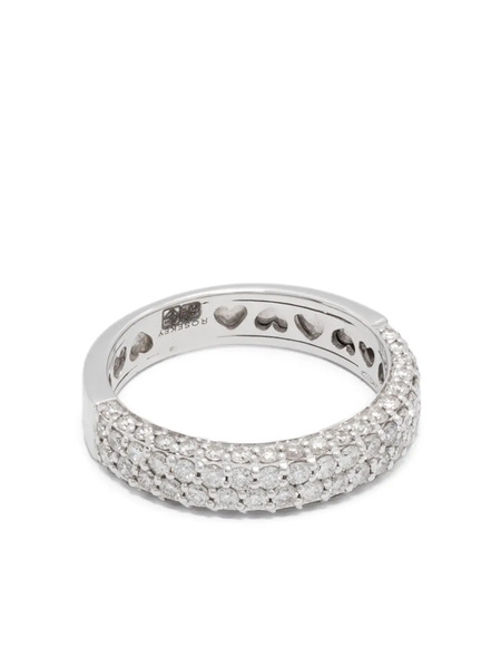  Rosekey 18k White Gold Pavé Diamonds Ring - Silver 