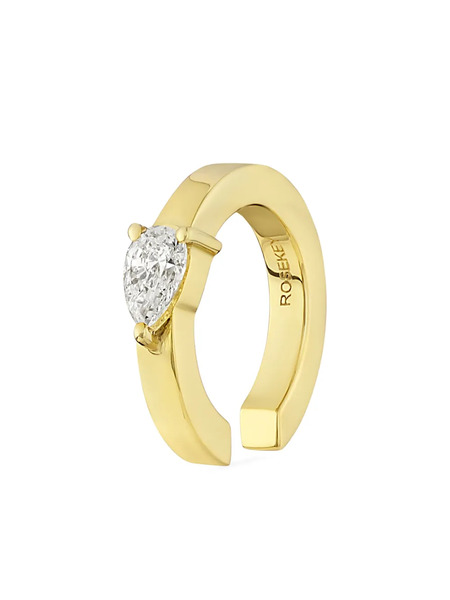  Rosekey 18k Yellow Gold Diamond Ear Cuff 