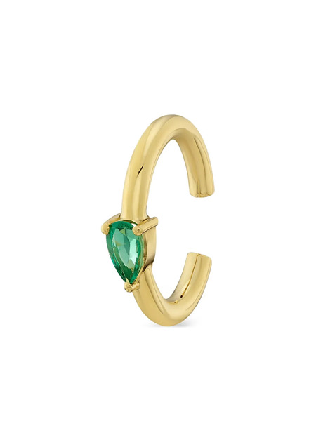  Rosekey 18k Yellow Gold Emerald Ear Cuff 