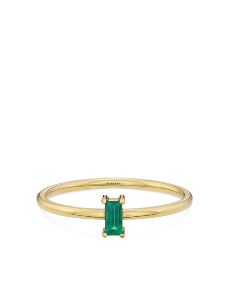  Rosekey 18k Yellow Gold Emerald Ring 
