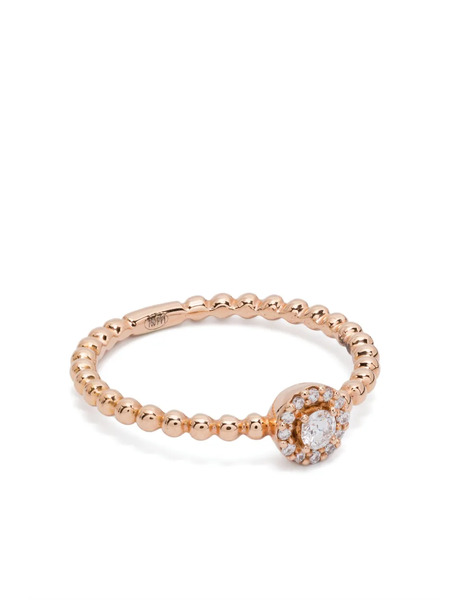  Rosekey 18kt Rose Gold Diamond Ring - Pink 