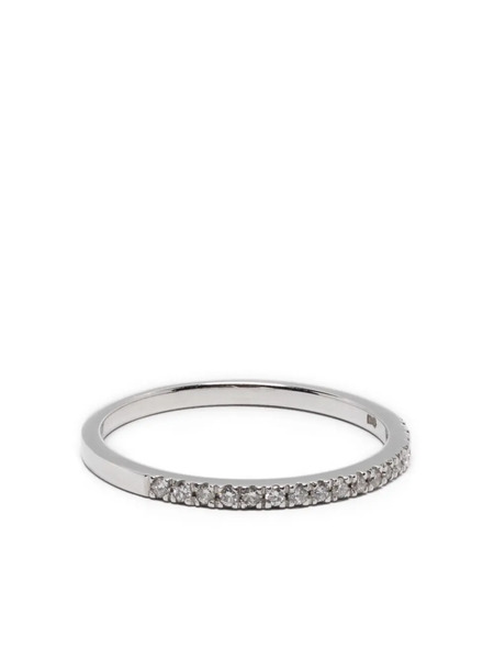  Rosekey 18kt White Gold Half-pavé Diamond Ring - Silver 