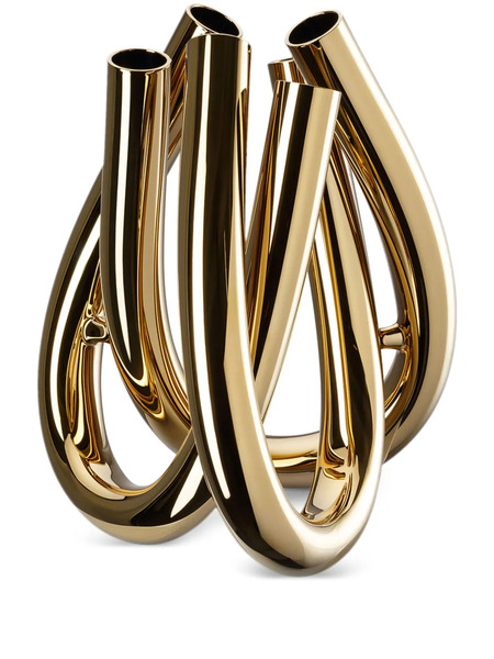  Rosenthal Triu Klar Vase (22cm) - Gold 