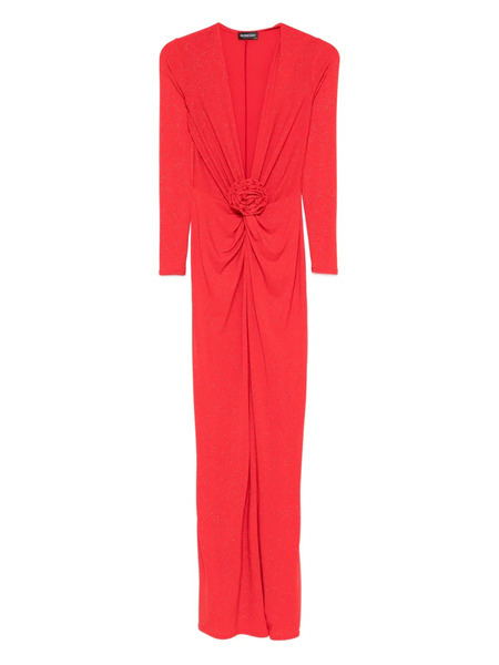  Roserry Mallorca Rose-embellished Maxi Dress - Red 
