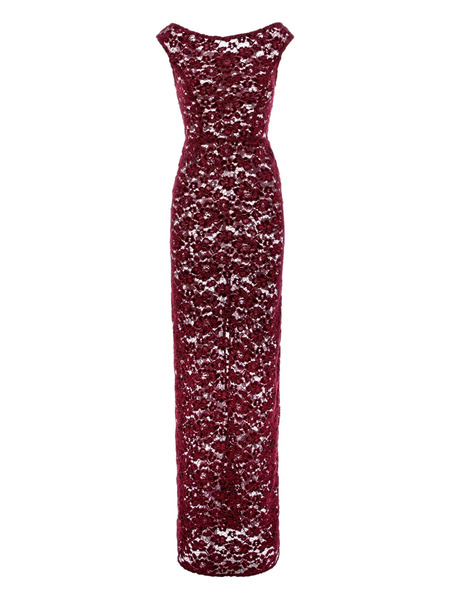  Roserry Marseille Lace Maxi Dress - Red 