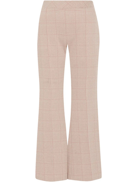  Rosetta Getty Cropped Flared Trousers - Neutrals 