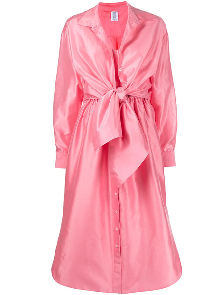  Rosie Assoulin Bustino Button-down Dress - Pink 