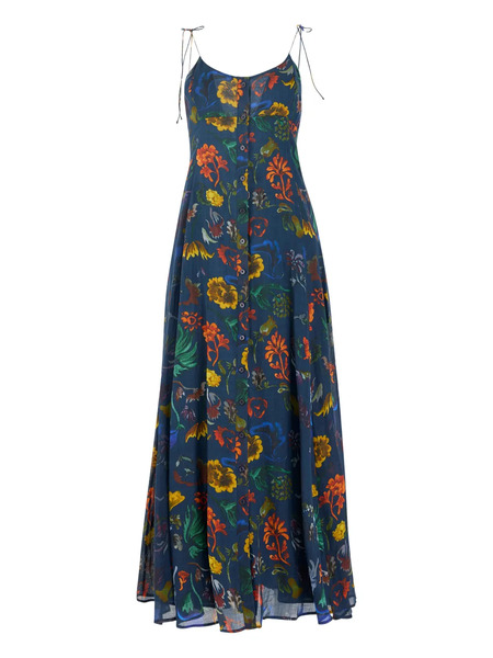  Rosie Assoulin High Garden Maxi Dress - Blue 