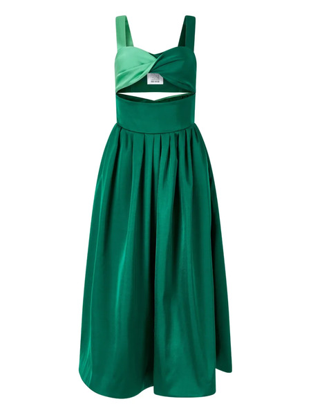  Rosie Assoulin Morning After Midi Dress - Green 