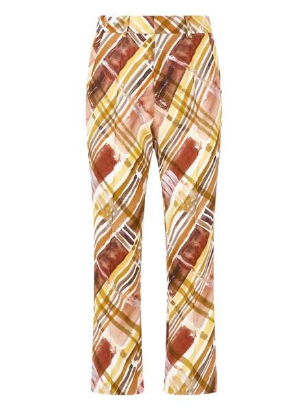  Rosie Assoulin Oboe Plaid Trousers - Neutrals 