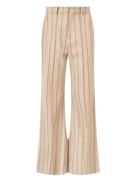  Rosie Assoulin Pinstriped Trousers - Neutrals 