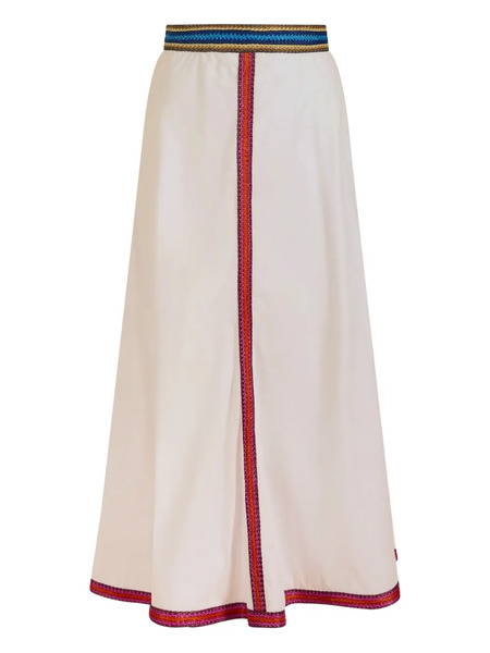  Rosie Assoulin Quartered A-line Midi Skirt - White 