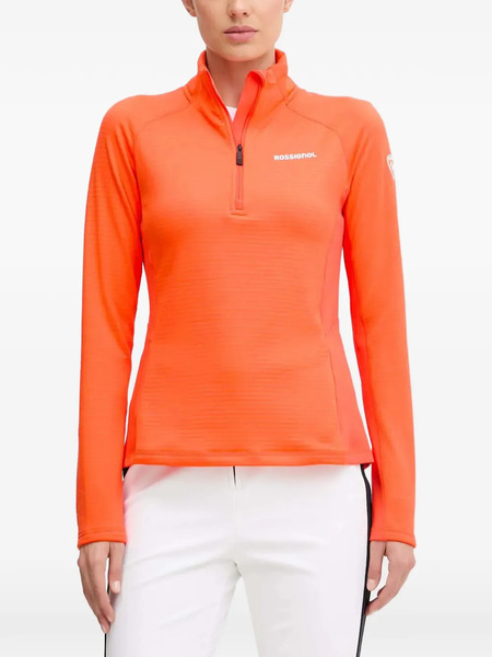  Rossignol Blackside Zip-up Long-sleeved Sweatshirt - Orange 