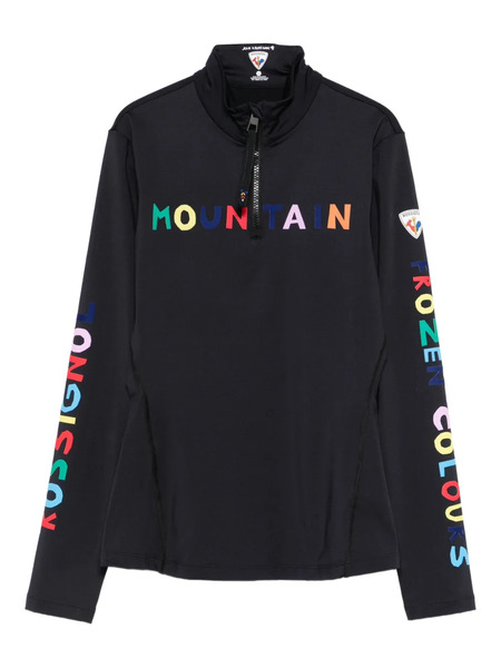  Rossignol Jcc Booster Half-zip Performance Sweatshirt - Black 