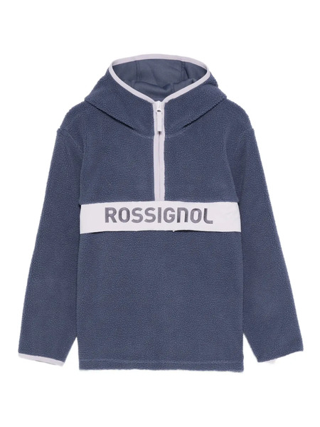  Rossignol Kids Half-zip Panelled Sweatshirt - Blue 