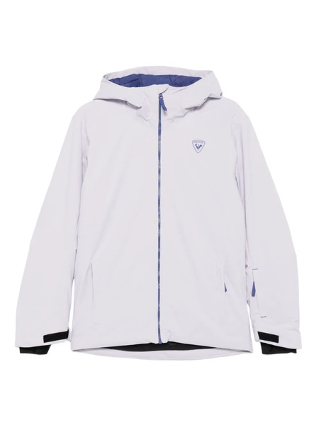  Rossignol Kids Hooded Zip-front Jacket - White 