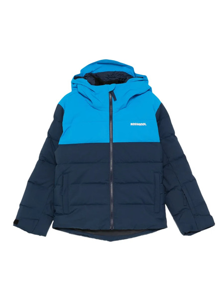  Rossignol Kids Quilted Colour-block Jacket - Blue 