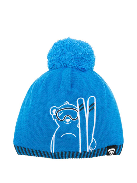  Rossignol Kids Will Bear-print Beanie - Blue 