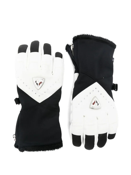  Rossignol Panelled Gloves - White 