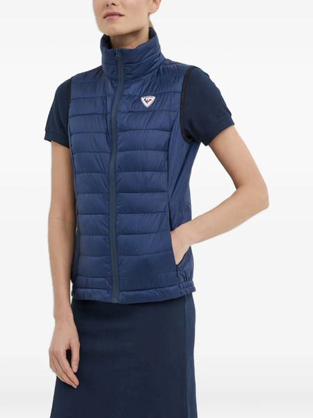  Rossignol Quilted Zip Gilet - Blue 