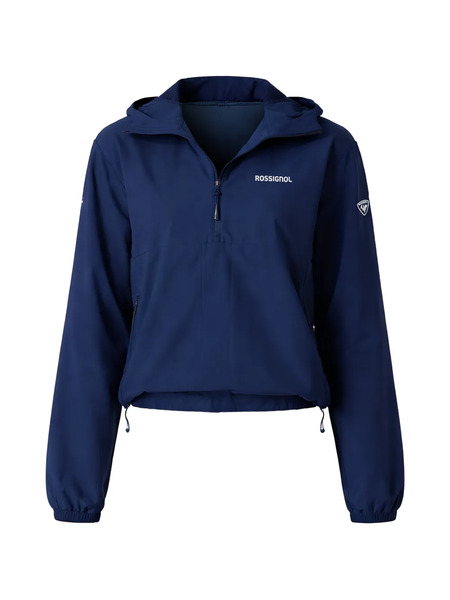  Rossignol Stretch Zip-up Hooded Jacket - Blue 