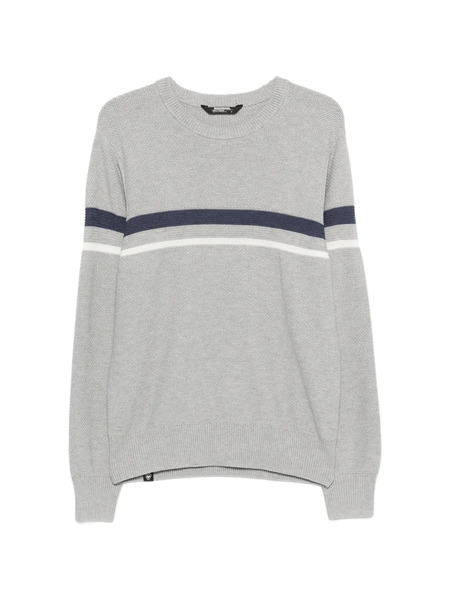  Rossignol Striped Crew-neck Sweater - Grey 