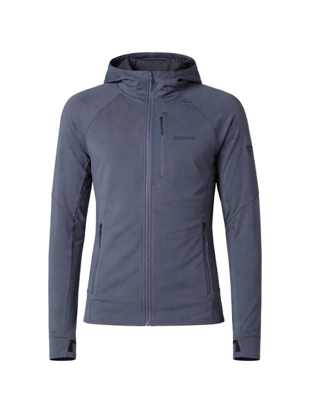  Rossignol Texture Hooded Mid-layer Jacket - Blue 