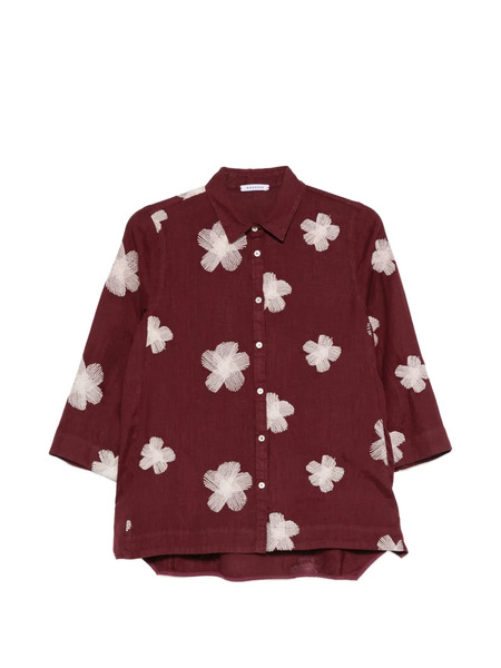  Rosso 35 Floral Buttoned Shirt - Red 