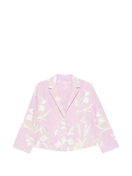  Rosso 35 Floral Print Jacket - Pink 