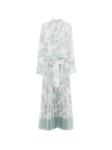  Rosso 35 Pleated Midi Dress - Neutrals 