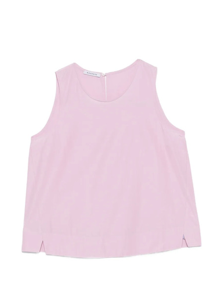  Rosso 35 Round Neck Top - Pink 