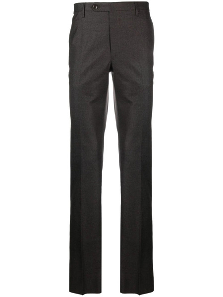  Rota Pressed-crease Tailored Trousers - Brown 