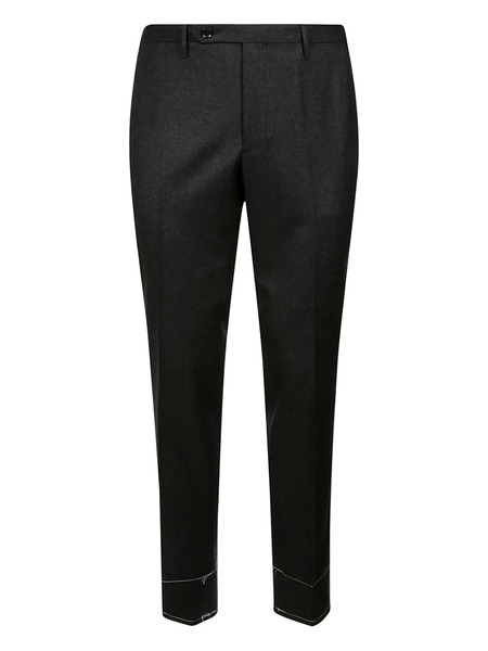  Rota Wool Straight-leg Trousers - Grey 
