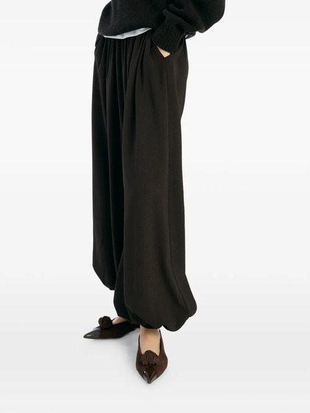  Rotate Birger Christensen Balloon Pleated Trousers - Brown 