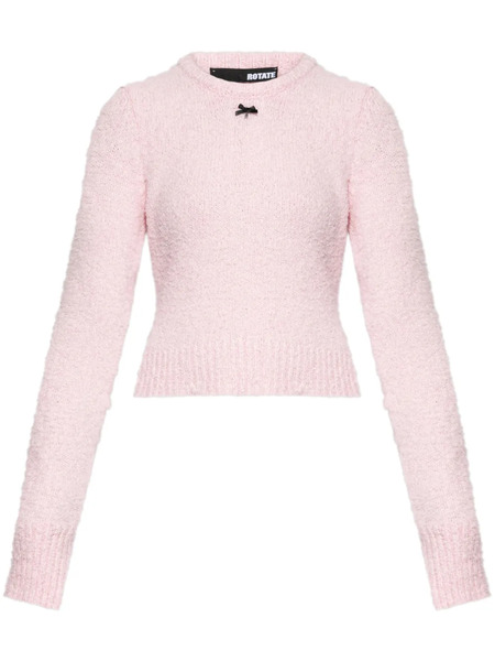 Rotate Birger Christensen Bow-detail Sweater - Pink 