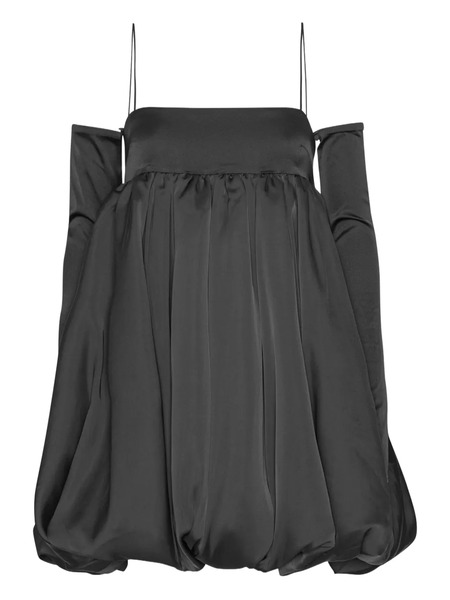  Rotate Birger Christensen Bubble Midi Dress - Black 