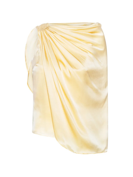  Rotate Birger Christensen Cape-detail Blouse - Yellow 