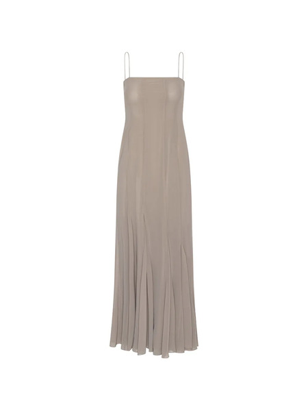  Rotate Birger Christensen Chiffon Strap Maxi Dress - Grey 